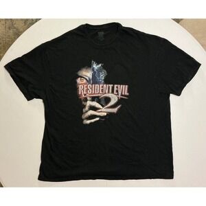 American Classics Resident Evil 2 T Shirt Mens 3XL Black Graphic Horror Gamer